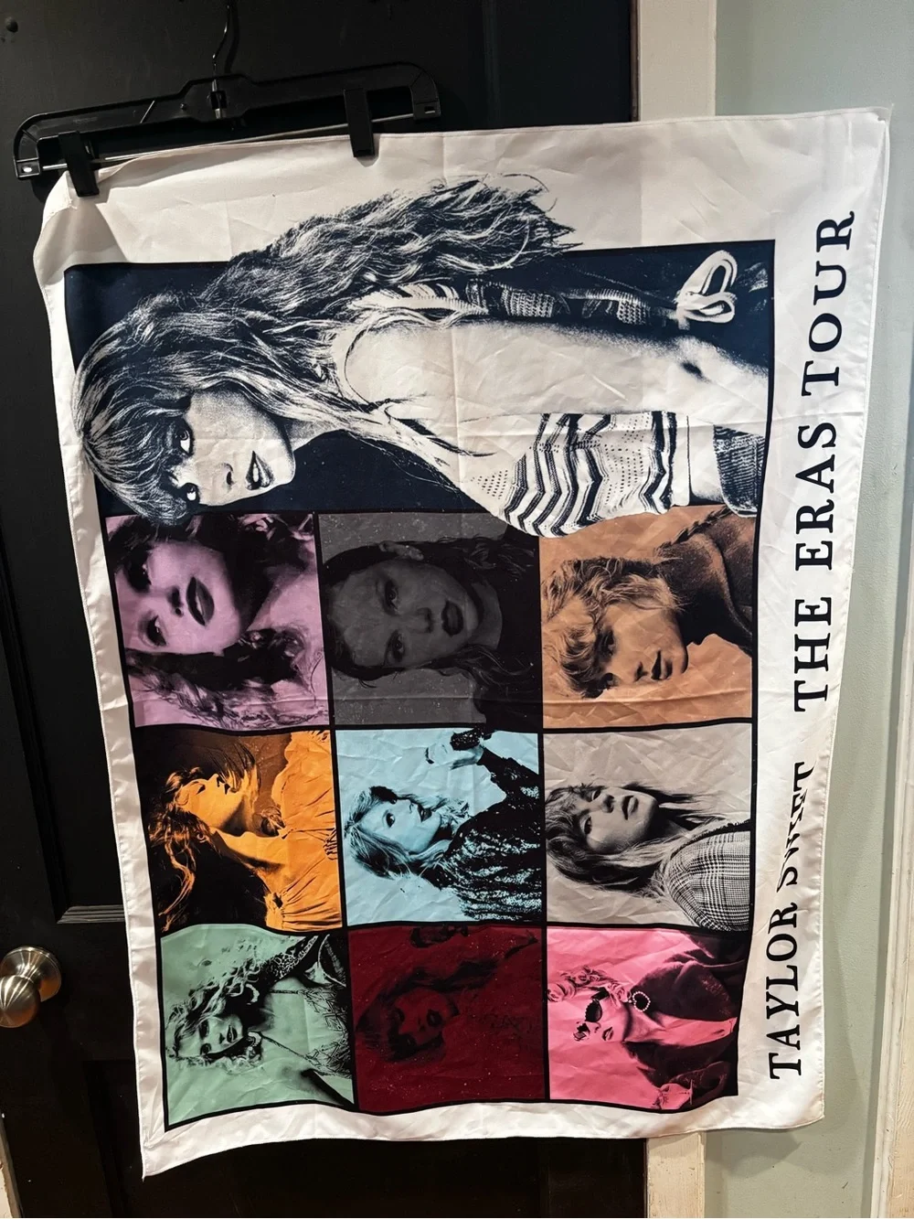 Taylor Swift The Eras Tour Official Tapestry Banner Wall Hanging Collage